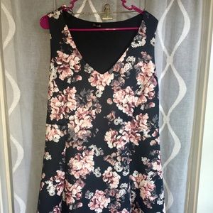 Fit and flare floral dress